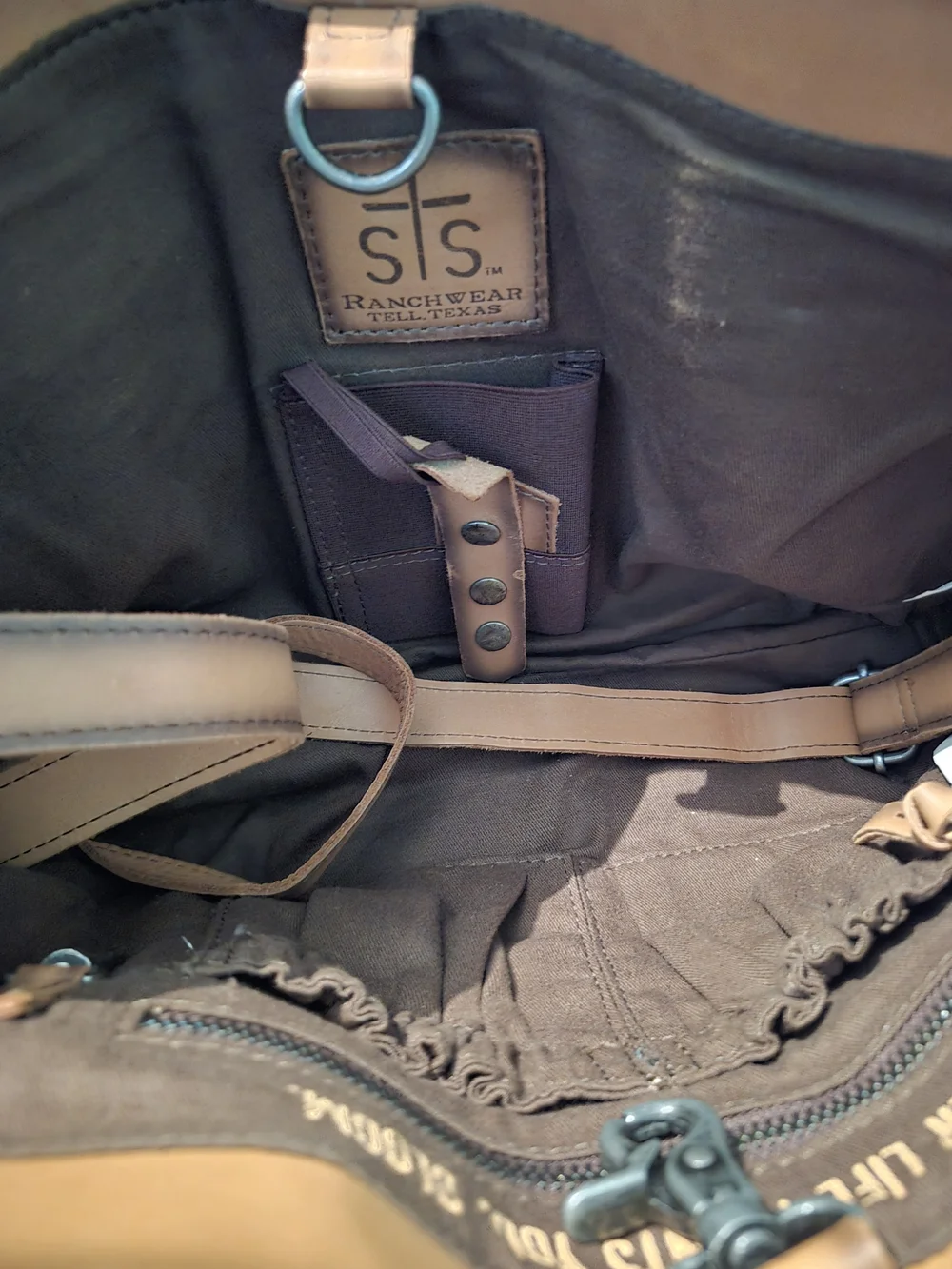 STS Ranchwear Mojave Sky Satchel Multi/Blue Aztec